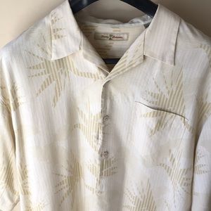 Tommy Bahama Button Down Shirt 100% Silk